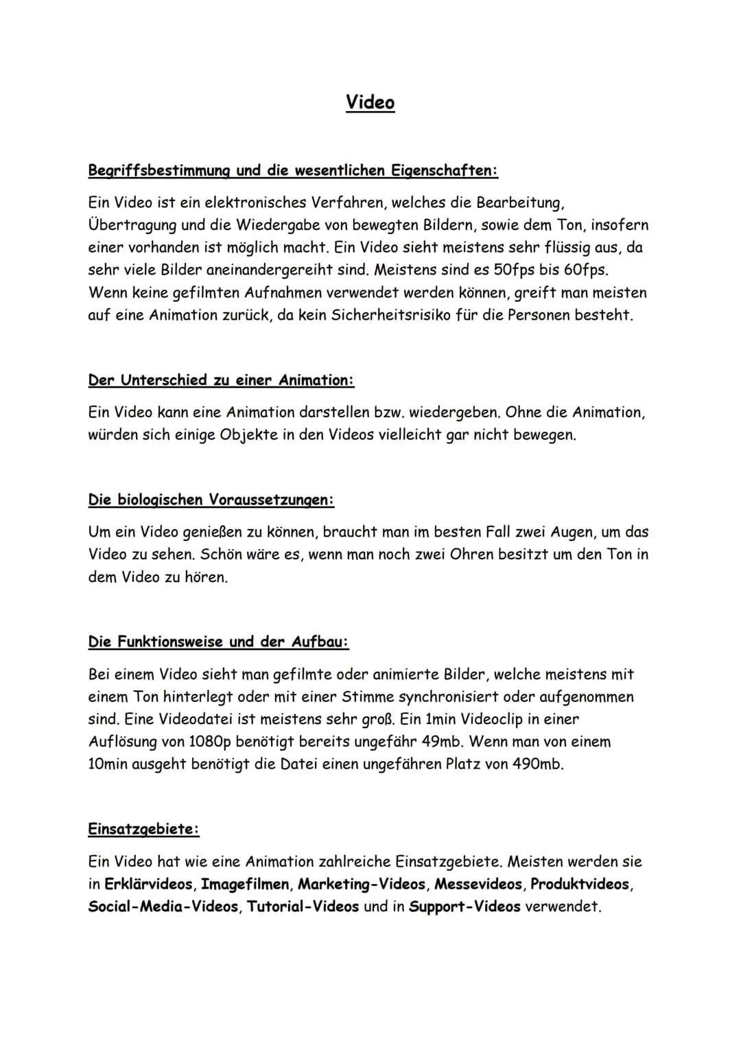 Animationen
Begriffsbestimmung und die wesentlichen Eigenschaften:
Eine Animation ist ein Verfahren, bei dem ein unbelebtes Objekt eine Bewe