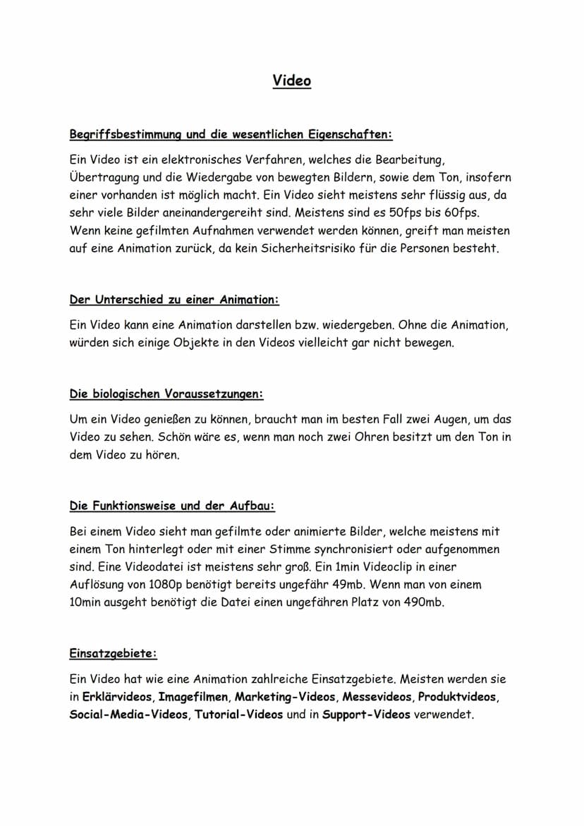 Animationen
Begriffsbestimmung und die wesentlichen Eigenschaften:
Eine Animation ist ein Verfahren, bei dem ein unbelebtes Objekt eine Bewe