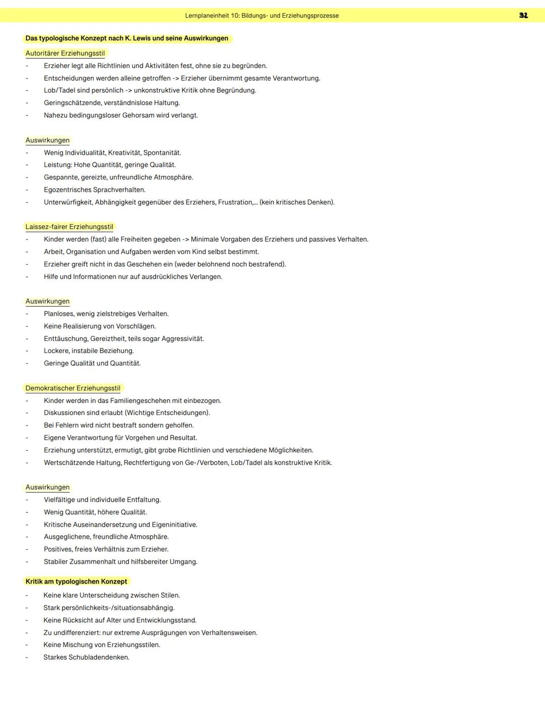 Lernplaneinheit 10: Bildungs- und Erziehungsprozesse

Grundbegriffe

Def. (Erziehung): Soziales Handeln, welches bestimmte Lernprozesse bewu