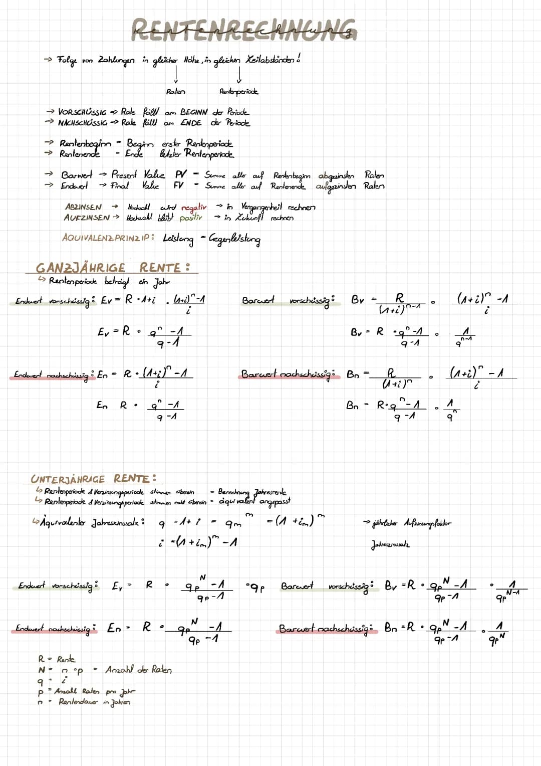 FINANZMATHEMATIK 