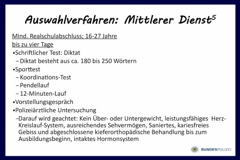 Polizist/-in
bei der
BUNDESPOLIZEI
@1gb 7634 Gliederung
Vorstellung des Berufsfelds
Persönliche Anforderungen
Ausbildungsgang
Persönliche Be