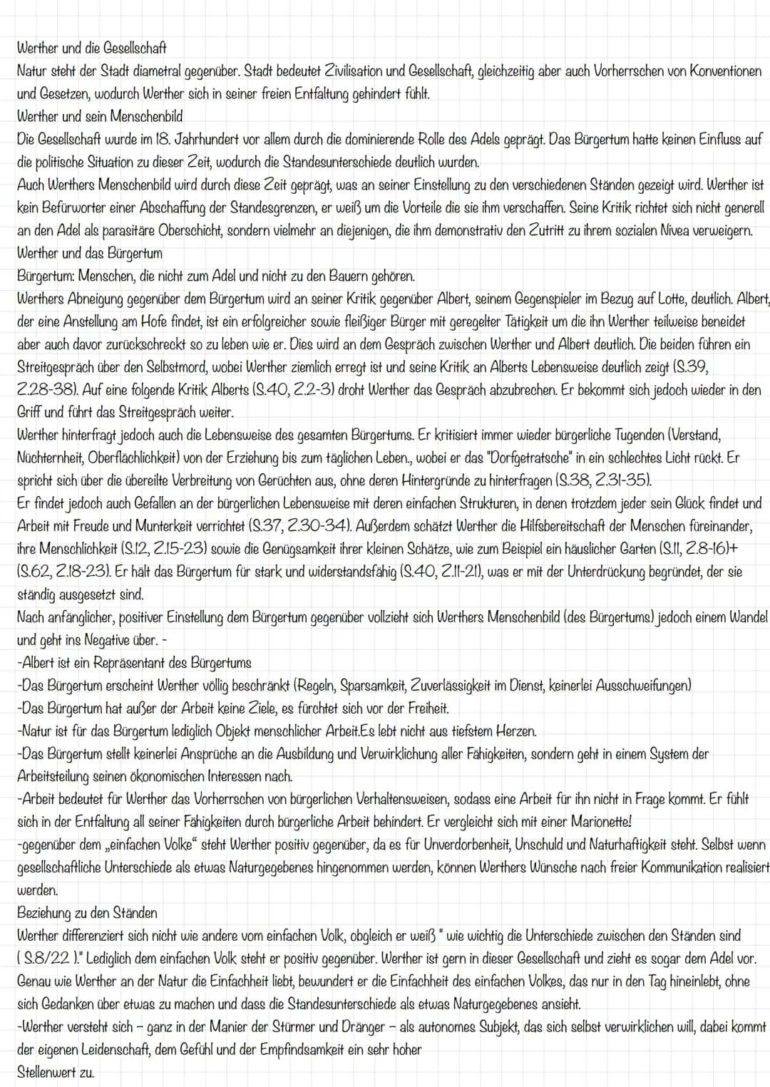 Darstellung Werthers
Aufgabe: Schreibe auf der Grundlage des Polaritätsprofils und deiner Kenntnisse des Buches eine Darstellung Werthers vo