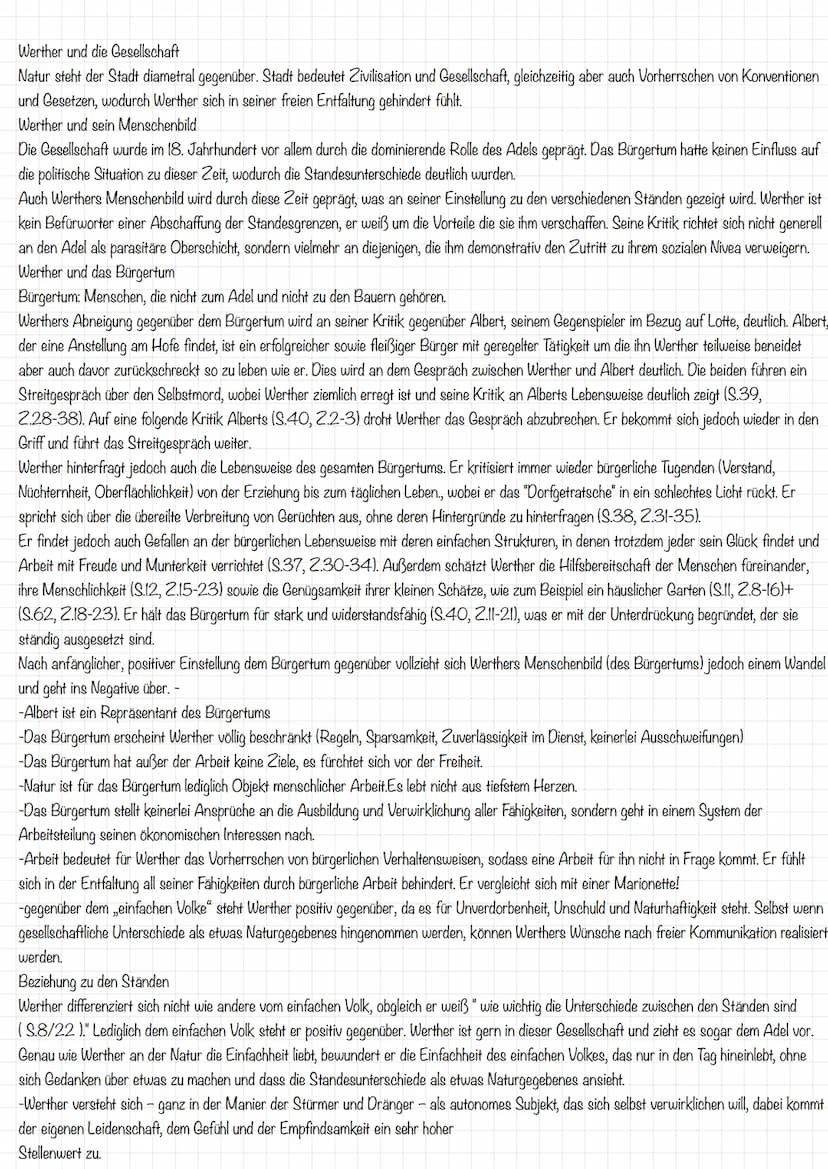 Darstellung Werthers
Aufgabe: Schreibe auf der Grundlage des Polaritätsprofils und deiner Kenntnisse des Buches eine Darstellung Werthers vo