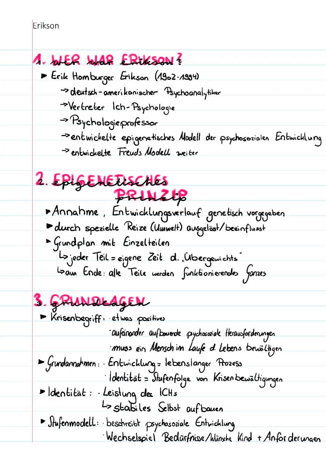 Erikson Stufenmodell PDF: Einfach Zusammengefasst für Kinder