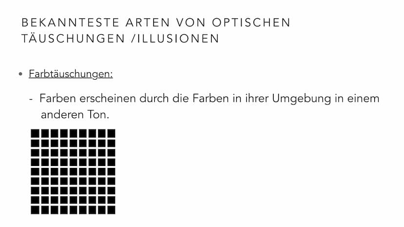  EMMA MEBES 21.12.21
PRÄSENTATION OPTISCHE
TÄUSCHUNGEN/ ILLUSIONEN INHALTSVERZEICHNIS
Entscheidung: Warum habe ich mich für diese Thema ents