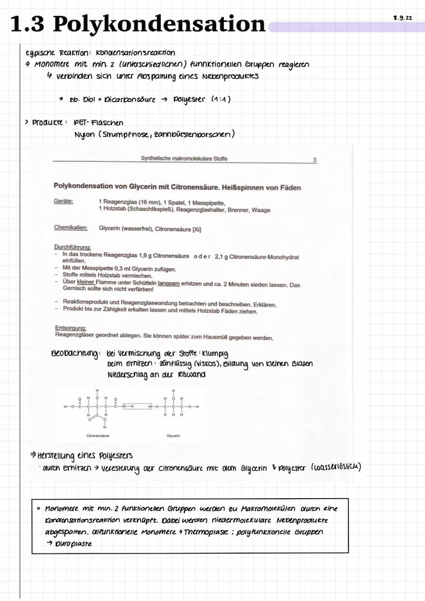 1. Kunststoffe
Künstliche Makromoleküle
10 Gegenstände aus Plastik
ipad Hülle, Apple pencil (spitze, Genause), Fensterrahmen, Notausknopf, B