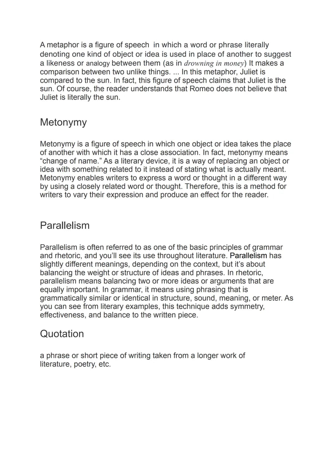 Stylistic devices
Alliteration
Alliteration is the use, especially in poetry, of the
same sound or sounds, especially consonants, at the beg