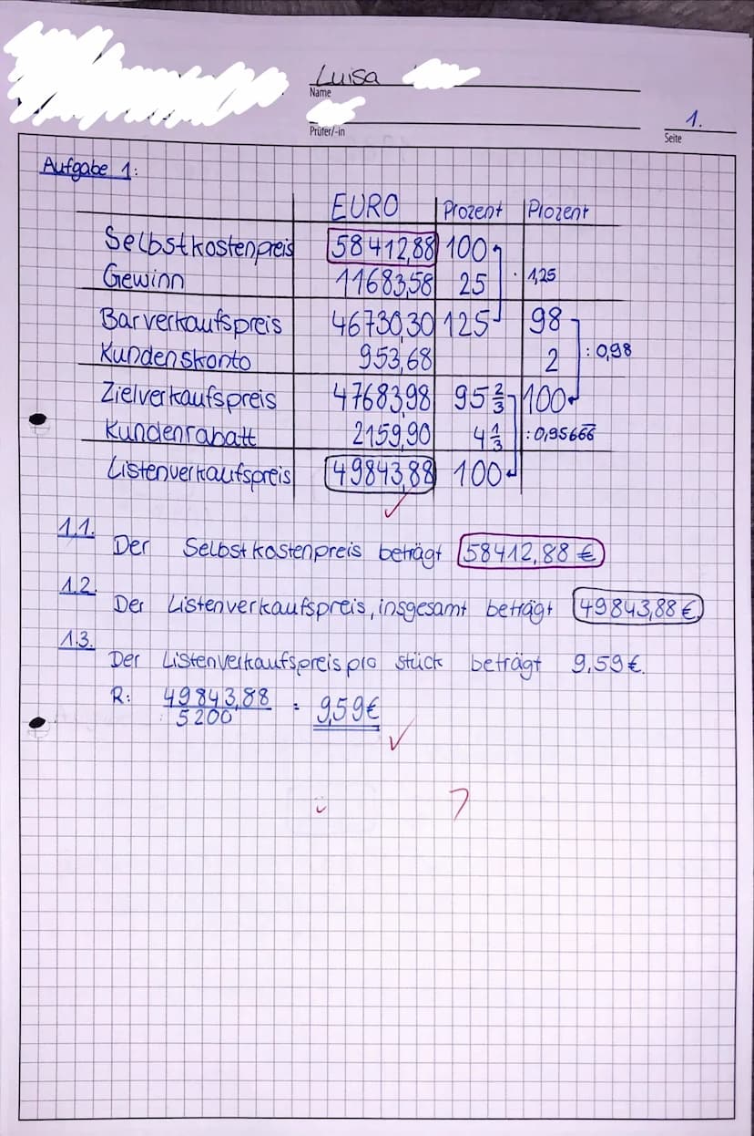 Datum
6. März 20
sehr gut (1)
100-89%
Klasse
FOW 1- A
Leistungsnachweis
KA 3
gut (2)
88 - 76 %
Mathematik
LG 11.3 Grundlage der Wirtschaftsm