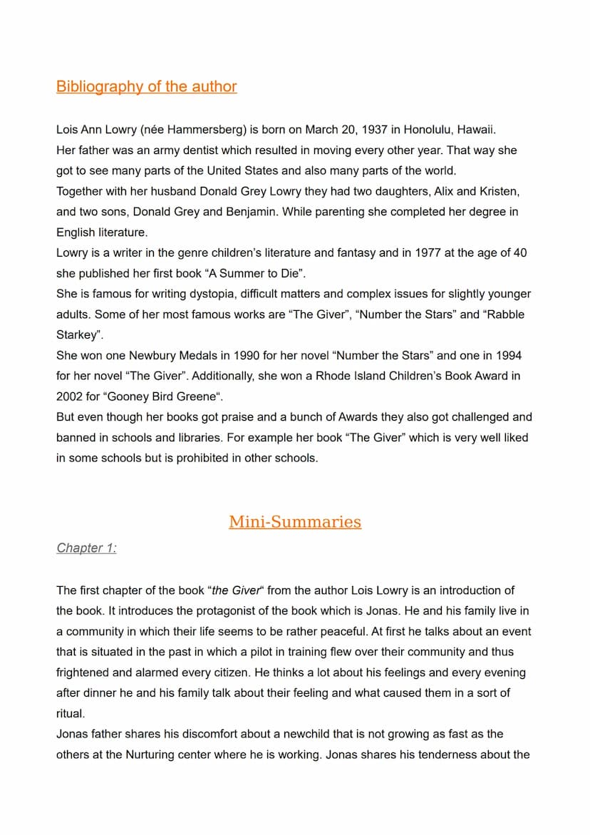My Reading-Log
Title of the book: The Giver
Author: Lois Lowry
Page count: 136
Name: xx
Grade: 10
Teacher: xx
Read between 13th April, 2022 