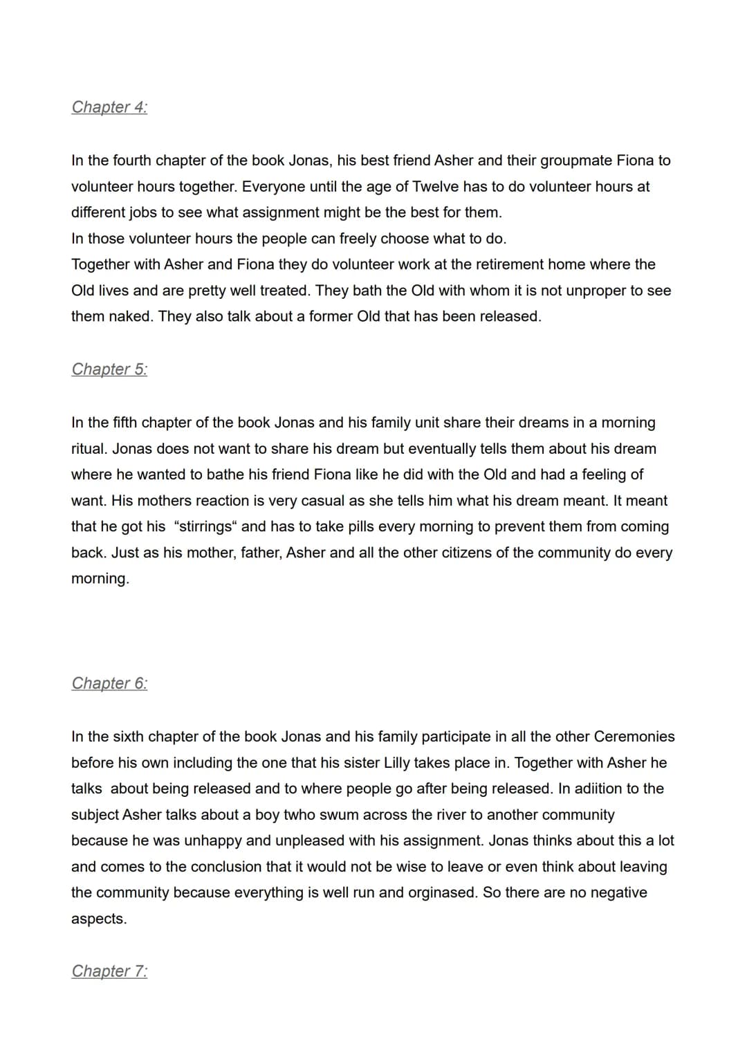 My Reading-Log
Title of the book: The Giver
Author: Lois Lowry
Page count: 136
Name: xx
Grade: 10
Teacher: xx
Read between 13th April, 2022 