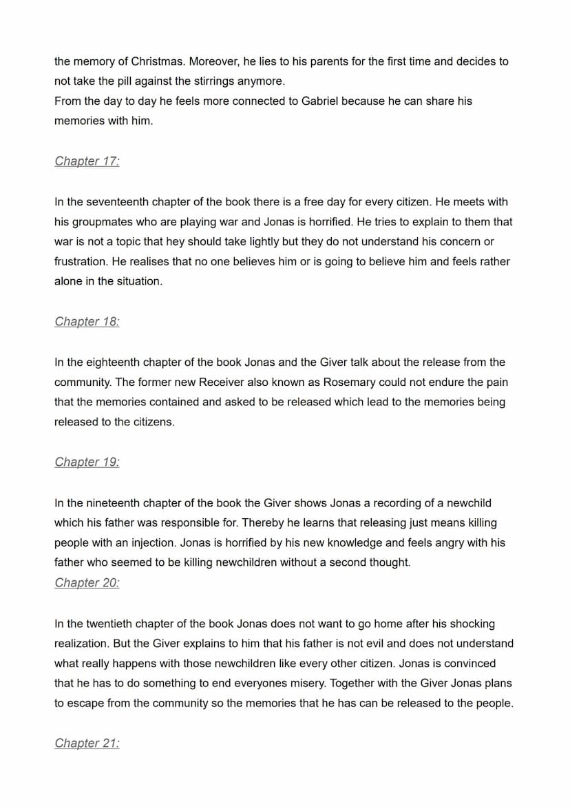 My Reading-Log
Title of the book: The Giver
Author: Lois Lowry
Page count: 136
Name: xx
Grade: 10
Teacher: xx
Read between 13th April, 2022 