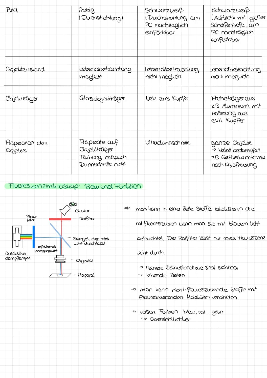 Lichtmikroskop: Aufbow und Funktion
Aufbau eines Mikroskops
3 Miloshop.
Stativ
6 Objekthaller
11 Grobtrieb
12 Feintrieb
1 Okular
2 Tubus
4 O
