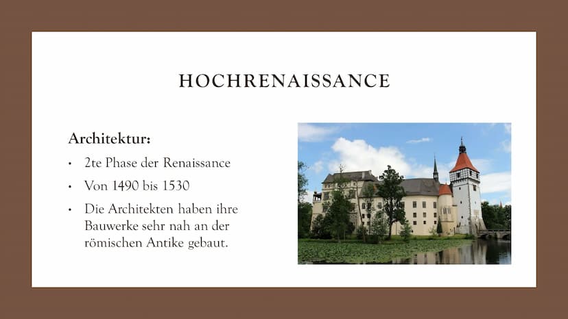 RENAISSANCE
EMPRINCIPIS APOSTPAVLVSV BVRGHESIVS ROMANVS PONTMAX
HAN
XXXII
R. M
115 GLIEDERUNG
●
●
●
●
●
●
Allgemeine Informationen
Frührenai