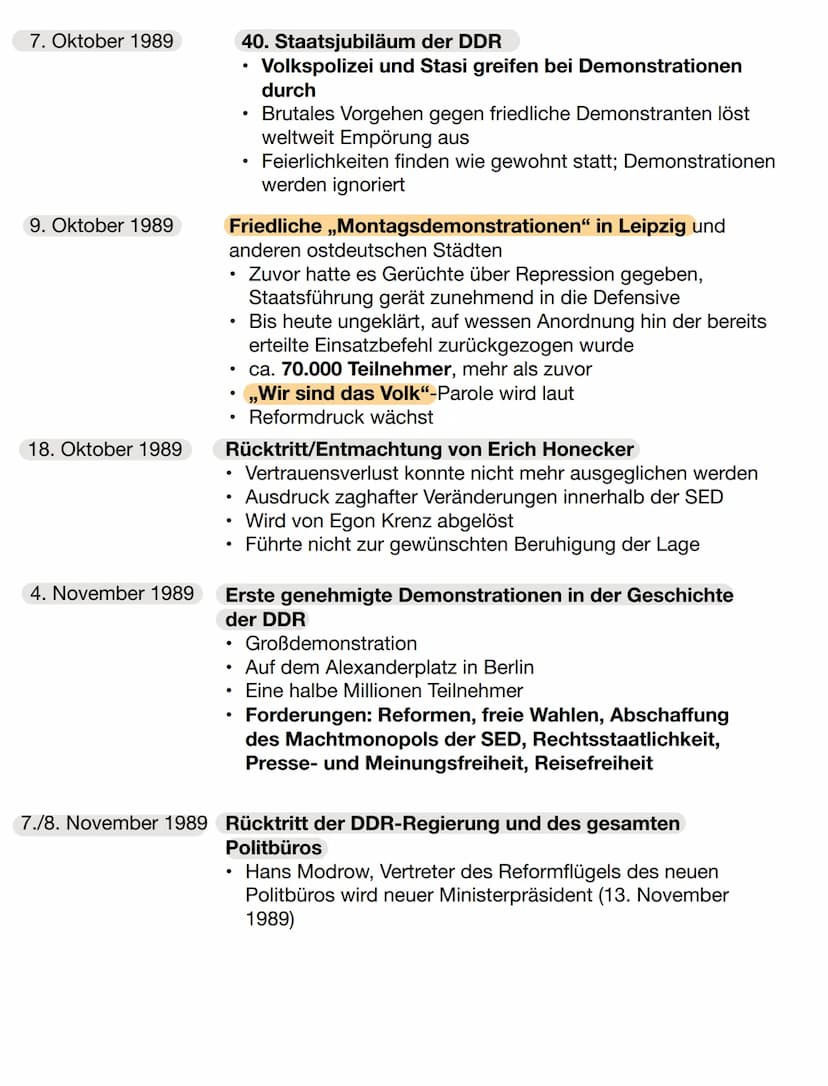Vorraussetzungen UdSSR:
●
●
●
●
●
●
Überwindung der deutschen Teilung
●
Nationalitäten-Konflikt
1/5 der Bevölkerung unterhalb der
Armutsgren
