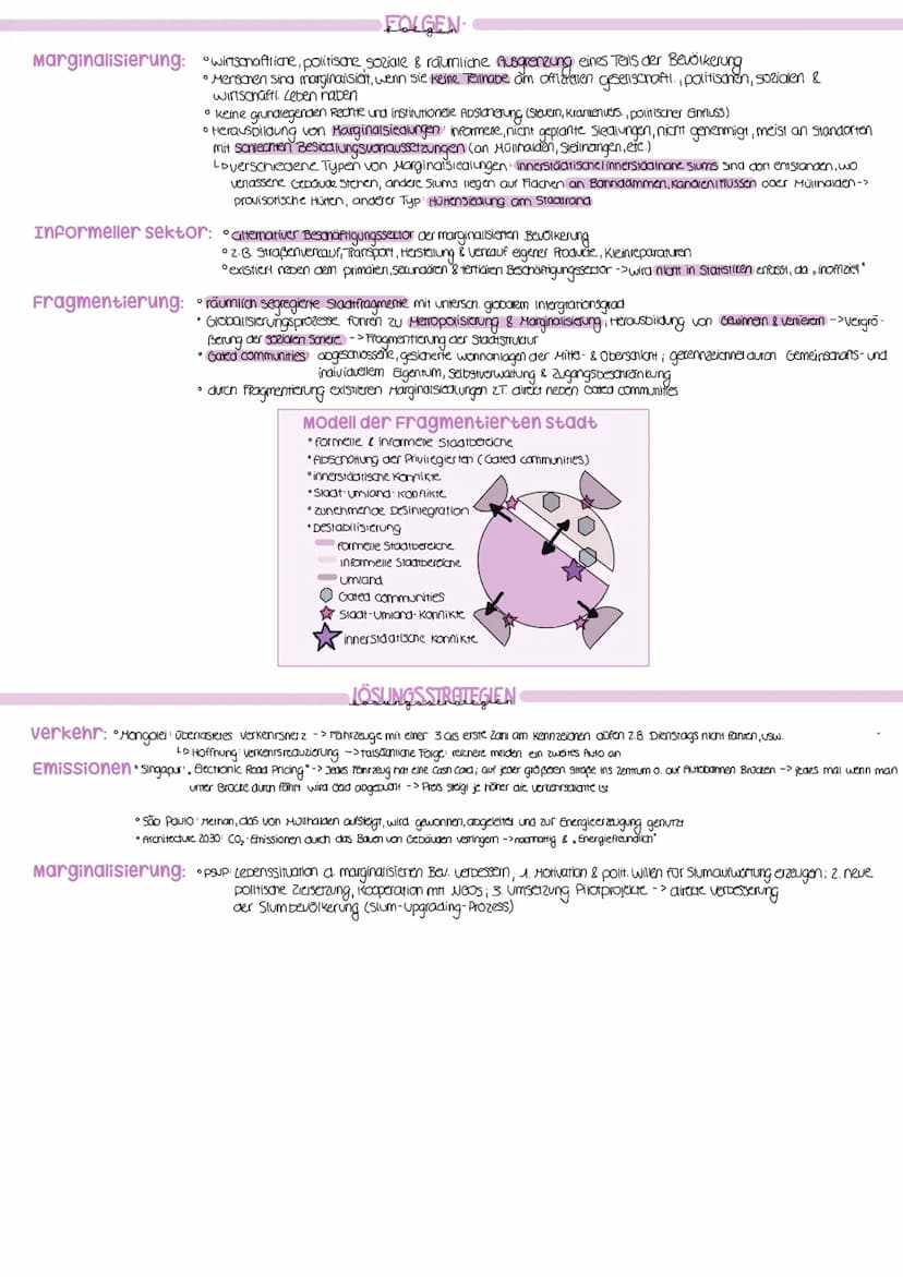 LD
METROP LISIERUNG & MARSINALISIERING
VERSTADTERUNG
•Ausdennung, Vermenrung & vergrößerung der Städte nach zani, Flache & Einwonnem
Bridung