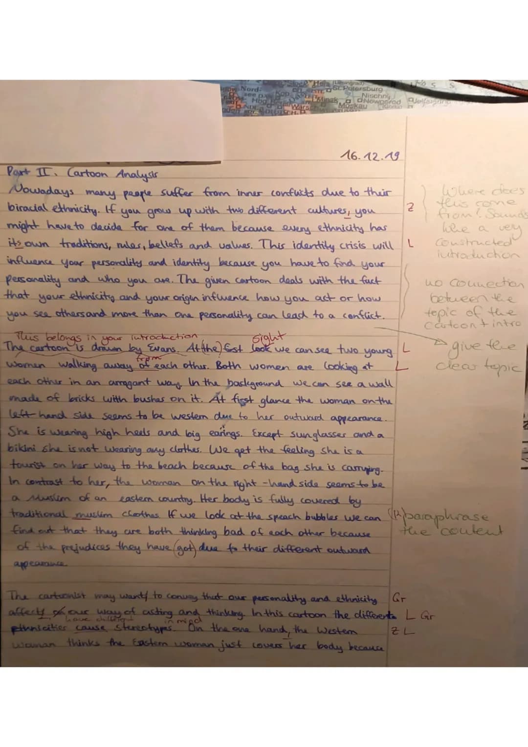 Exam #1
12
Oral grade:
Gradk
()
9.8
12
16/12/2019
Part 1: Reading Comprehension:
Diversity in the top jobs will benefit the whole society.
B