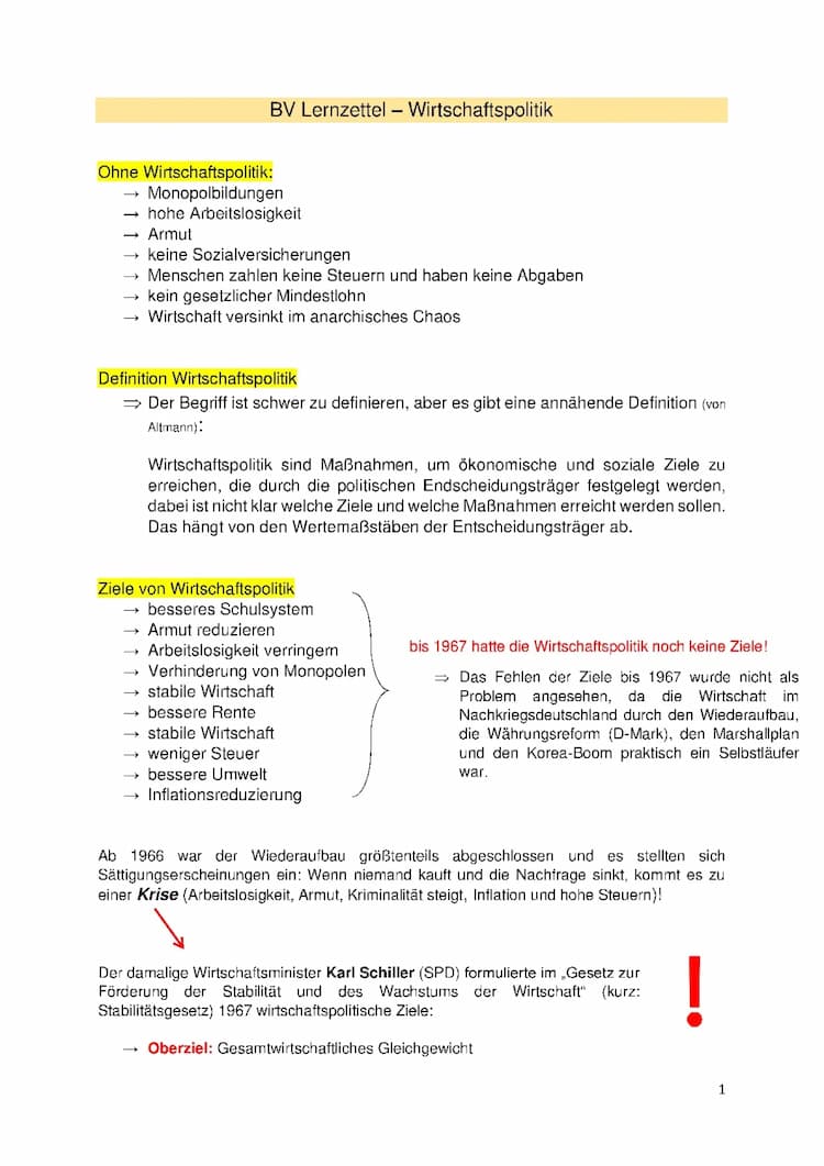 Know Wirtschaftspolitik thumbnail