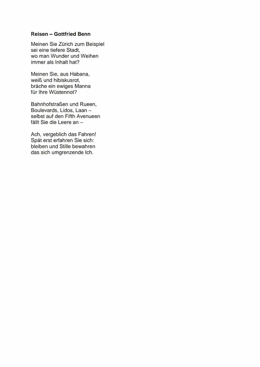 Kursstufe 2
Gedichtvergleich - Abitur Thema
Das romantische Gedicht „Die zwei Gesellen" von Joseph Eichendorff wurde 1818
veröffentlicht und