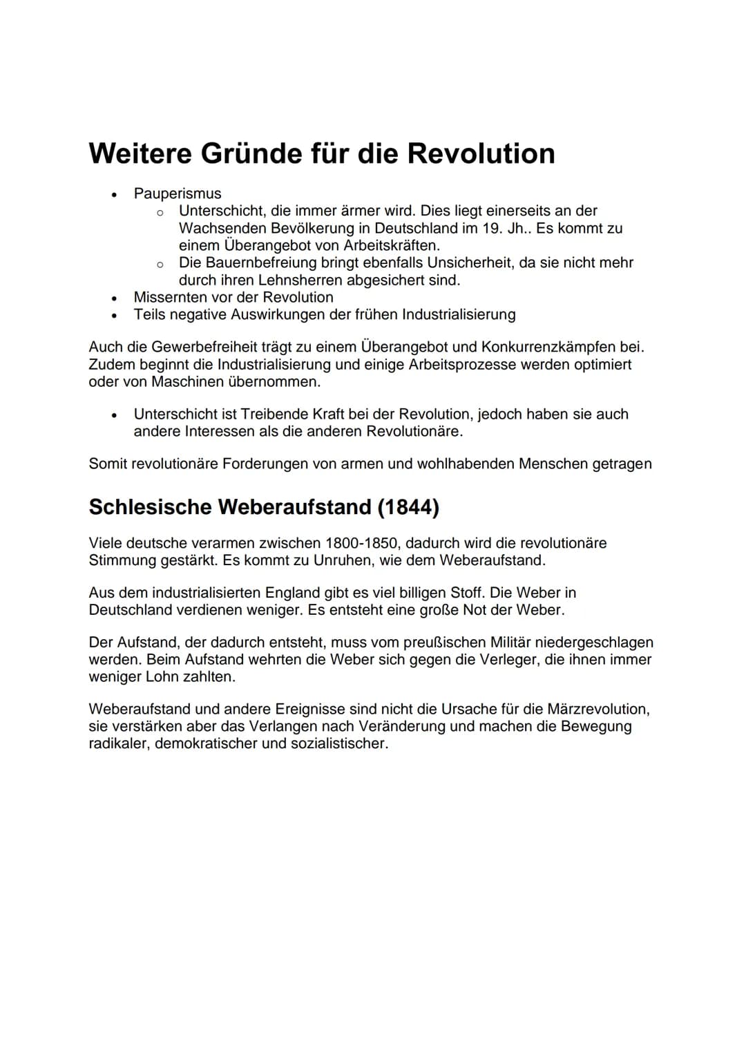 Vormärz
Die Zeit zwischen 1815 und der Revolution 1848
Karlsbader Beschlüsse (1819)
Liberalismus und Nationalismus wurden beim Wiener Kongre
