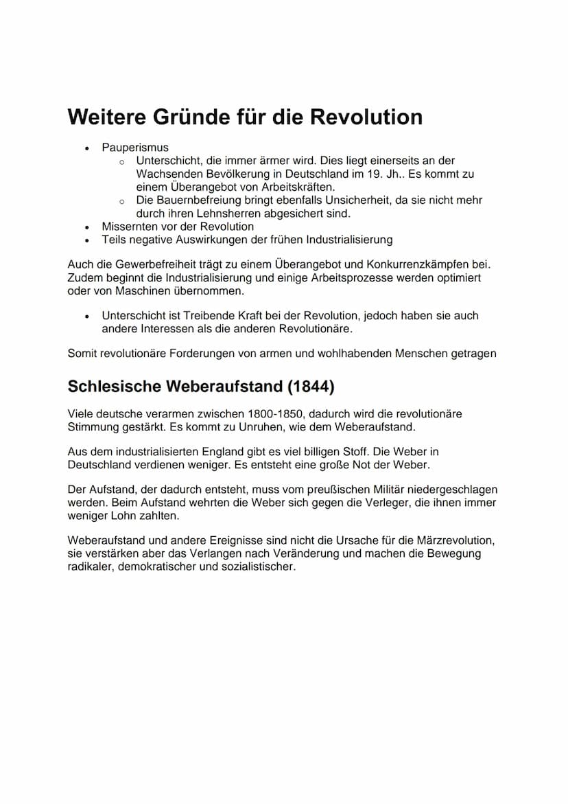 Vormärz
Die Zeit zwischen 1815 und der Revolution 1848
Karlsbader Beschlüsse (1819)
Liberalismus und Nationalismus wurden beim Wiener Kongre
