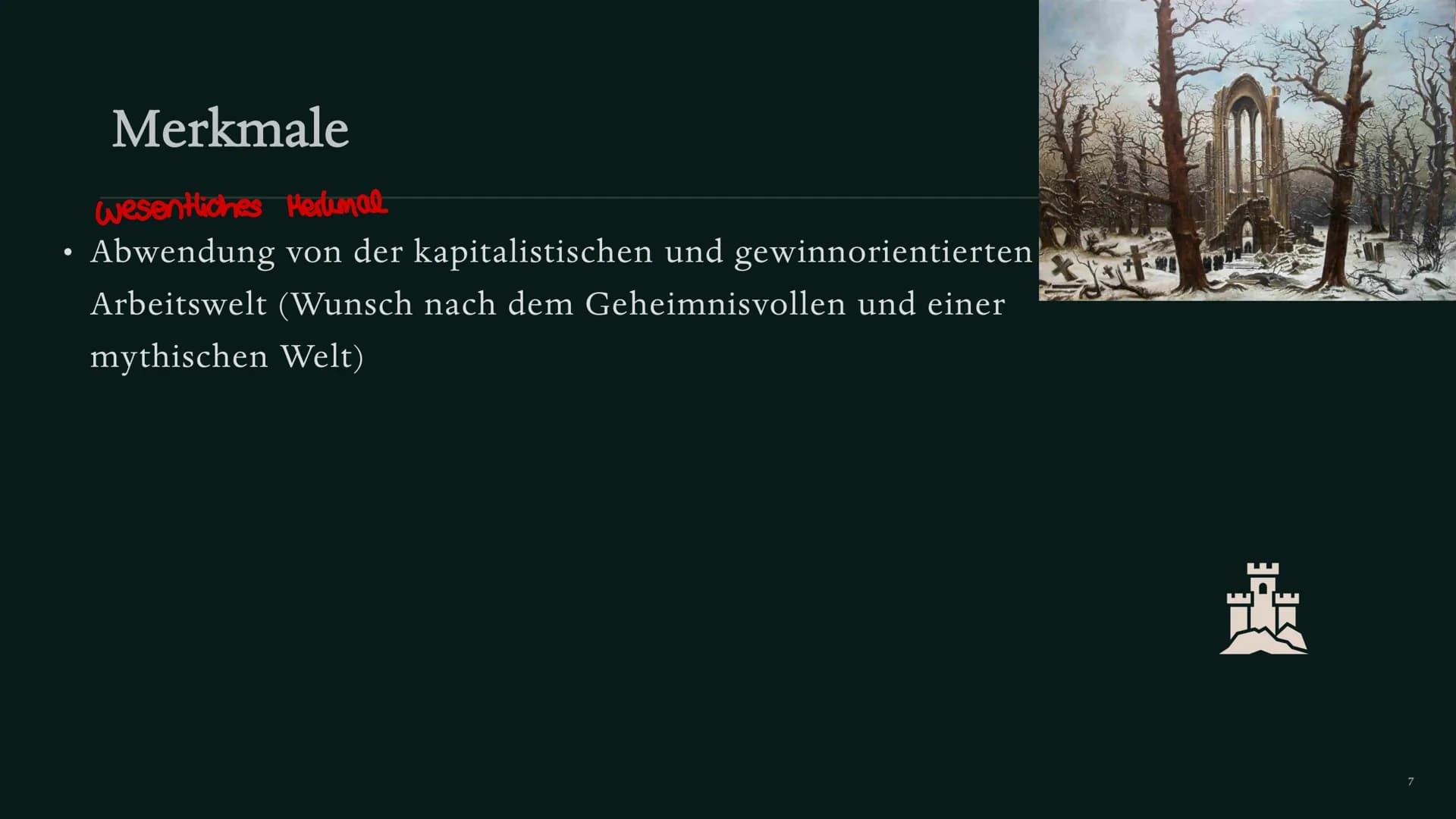 Romantik
EPOCHE DER
GROBEN GEFÜHLE
Deutsch Präsentation Seraphina Bowitz Inhalt
●
●
• Historischer Hintergrund
●
●
Phasen
• Merkmale
●
Epoch