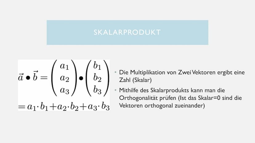 â + b
to
RECHNEN MIT VEKTOREN
+-
X÷ ALLGEMEINE INFORMATIONEN
• Ein Vektor stellt eine Verschiebung im dreidimensionalen Raum mit einem Pfeil