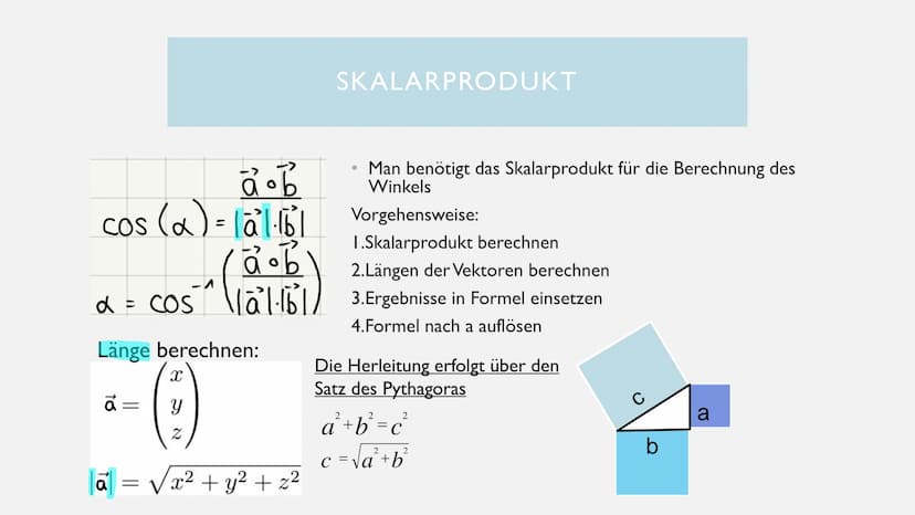â + b
to
RECHNEN MIT VEKTOREN
+-
X÷ ALLGEMEINE INFORMATIONEN
• Ein Vektor stellt eine Verschiebung im dreidimensionalen Raum mit einem Pfeil