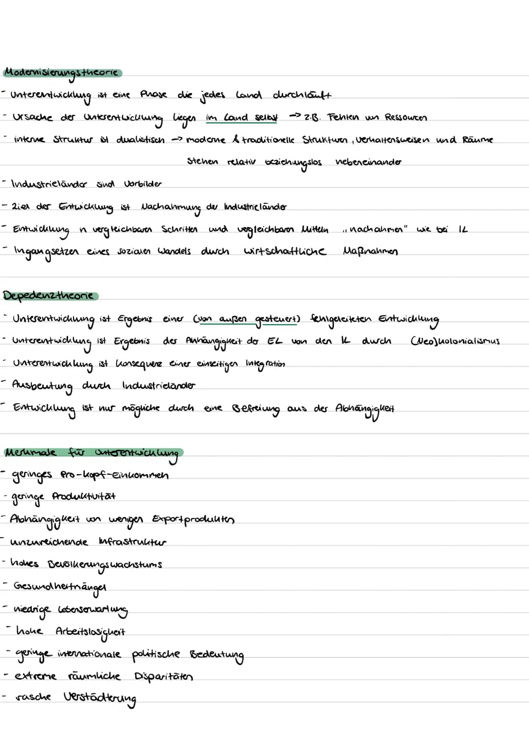 Themen
• Merkmale für Unterentwicklung
HDI
· BIP
.
• klausur 1.11.2021
BUE
Entwicklungs-/Schwellen- / Industrieland
Modernisierungstheorie /
