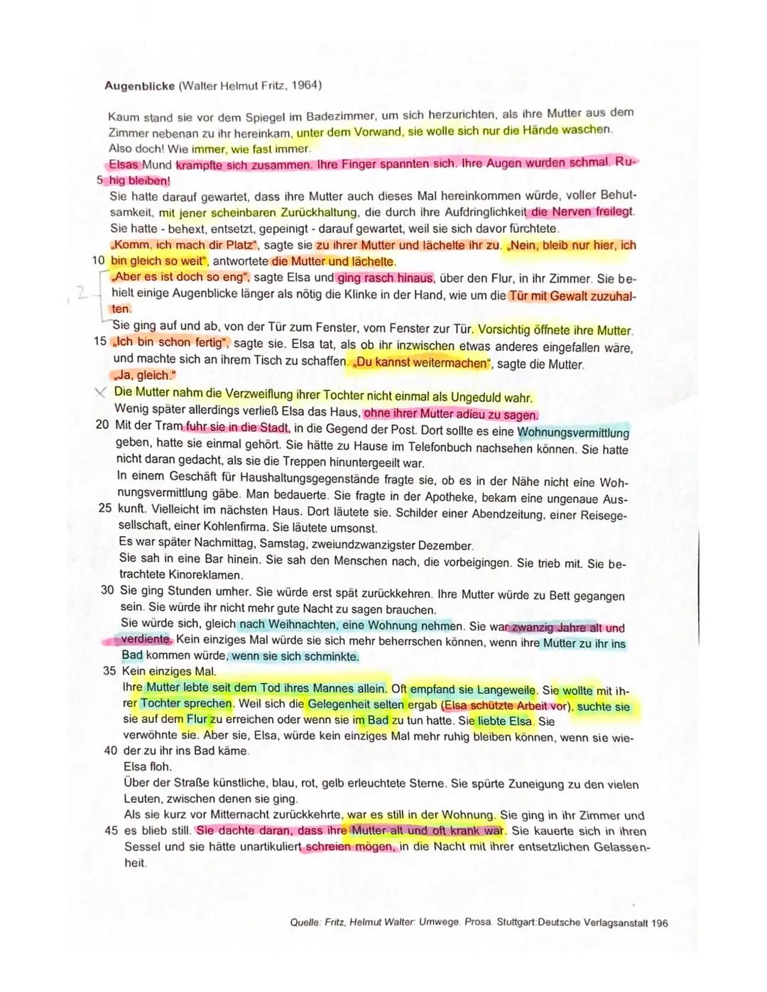 D/EF
NAME:
Gelungene und Misslungene Kommunikation.
Klausur Nr. 1 im Schuljahr 2019/2020
Analyse eines literarischen Textes mit weiterführen