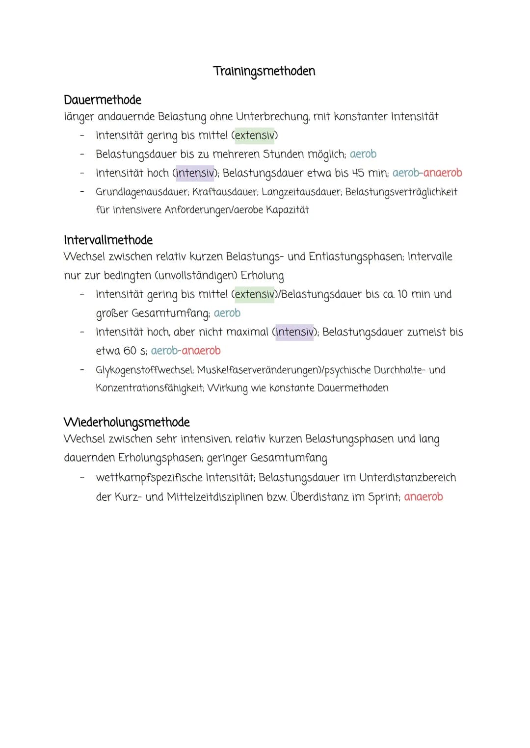 allgemeine Gesetzmäßigkeiten des Trainings
1. Qualitätsgesetz: spezifische Reize =spezifische Anpassungsreaktionen
2. Homöostase (Heterostas