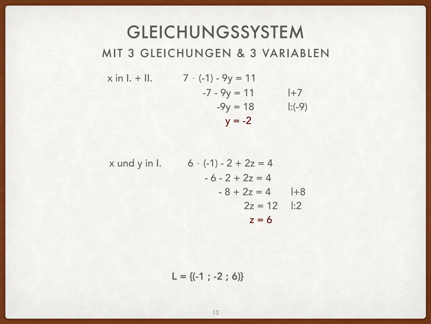 
<h2 id="definitionen">Definitionen</h2>
<p>Die Form ax + by = c von linearen Gleichungen nennt man die allgemeine Form. Die Form y = mx + n