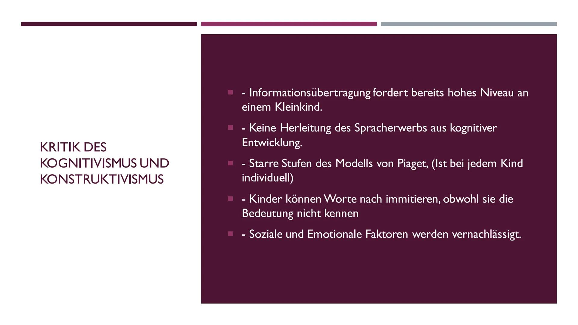 SPRACHERWERBSTHEORIEN
PRÄSENTATION VON JAN WIEDENHOFF KAPITEL ÜBERSICHT
1. Behaviorismus
1.1 Definition und Inhalt
1.2 Burrhus Frederic Skin