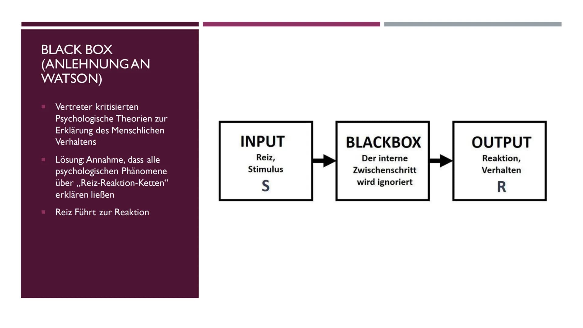 SPRACHERWERBSTHEORIEN
PRÄSENTATION VON JAN WIEDENHOFF KAPITEL ÜBERSICHT
1. Behaviorismus
1.1 Definition und Inhalt
1.2 Burrhus Frederic Skin