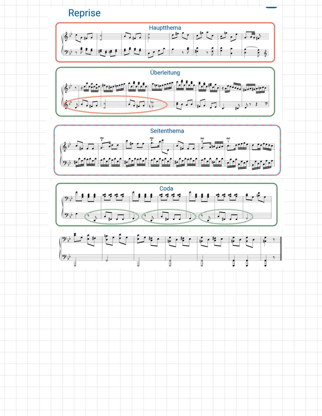 Sonatenhauptsatzform
Sonaten hauptsatz form. → Struktur (B. Lied:
(= klingen)
Instrumentalwerk
Musikalische
Material wird vorgestellt
Einlei