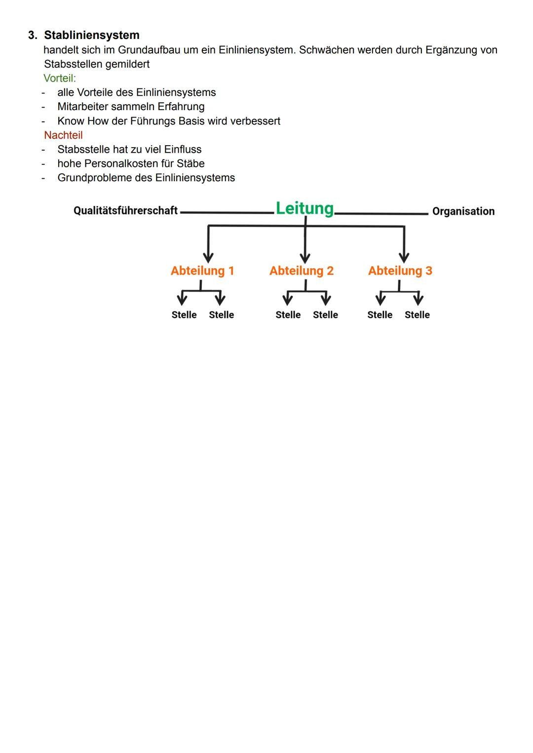 Aufbauorganisation eines Unternehmens
= Die Aufbauorganisation legt die Aufgaben und Zuständigkeit von Mitarbeitern fest. Die
Gestaltung erf
