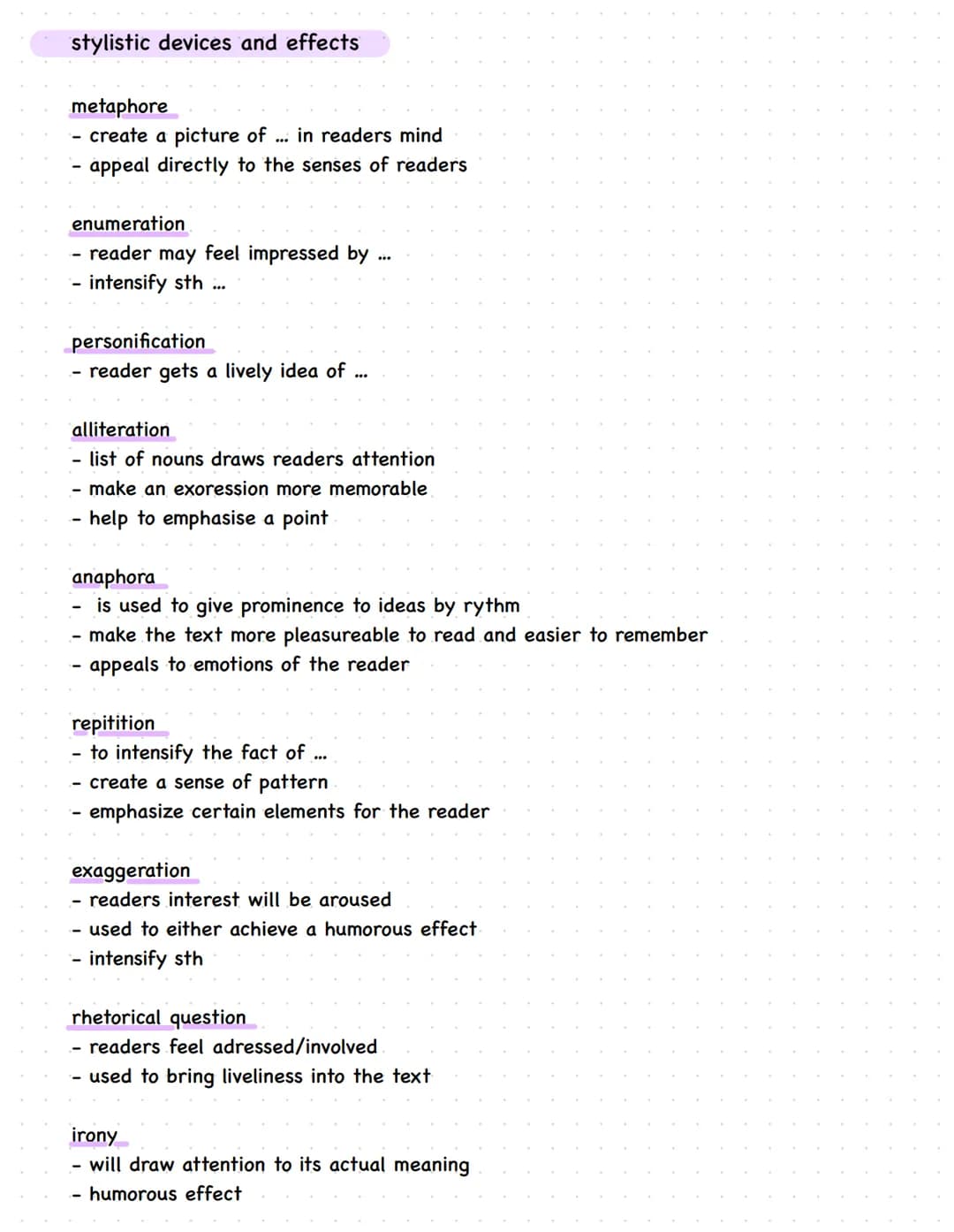 1. Text Analysis
Lernzettel: text analysis
introduction
- TATT (title, author, text type, tone)
,,The non-fictional text was written by ... 