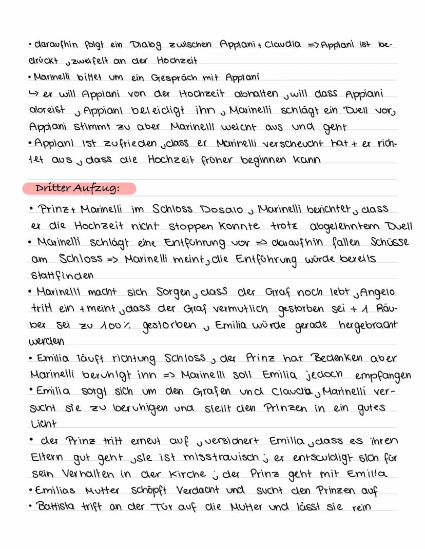 EMILIA GALOTTI
Personen: -Emilia Galotti
- Odoardo + Claudia → Eltern von Emilia.
- Hettore Gonzaga -> Prinz von Gustalla
Marinelli > Kammer
