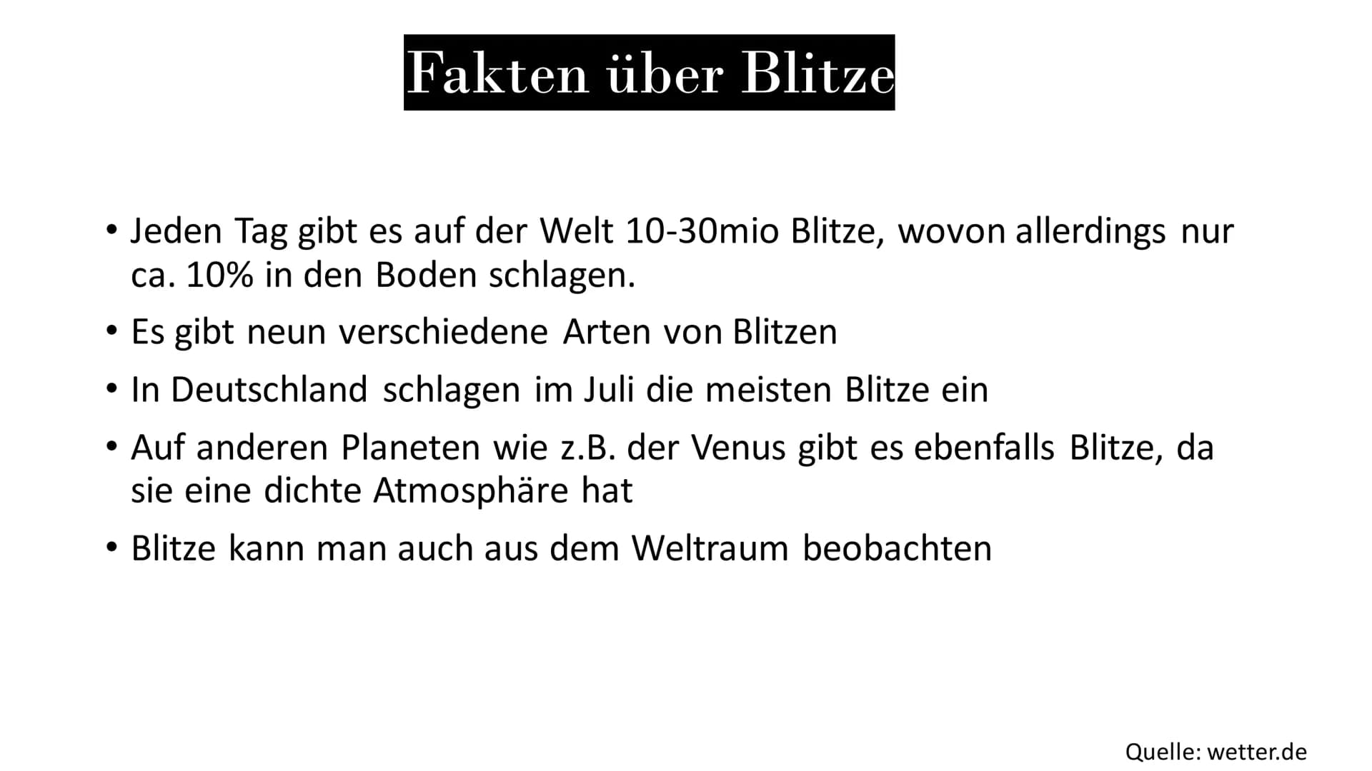 BLITZE IM GEWITTER
PRÄSENTATION VON SARAH SCHERER
m
m
# ✪
O →
→
0
←0
Vom Schönwetterfeld zum Blitz
SCHÖNWETTERFELD: Perm
anentes, elektrisch