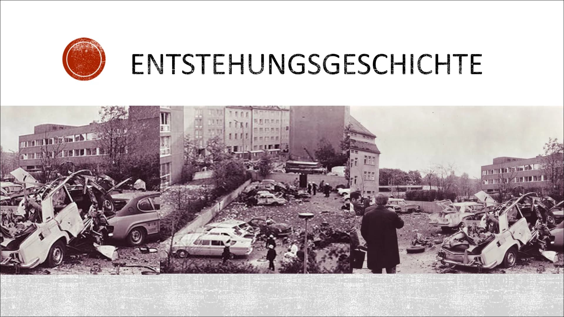 Von Jessy, Emely und Mayda
RAF
Rote Armee Fraktion INHALTSVERZEICHNIS
■
Allgemein
I
Entstehungsgeschichte
> Vorgeschichte
1. Generation
2. G