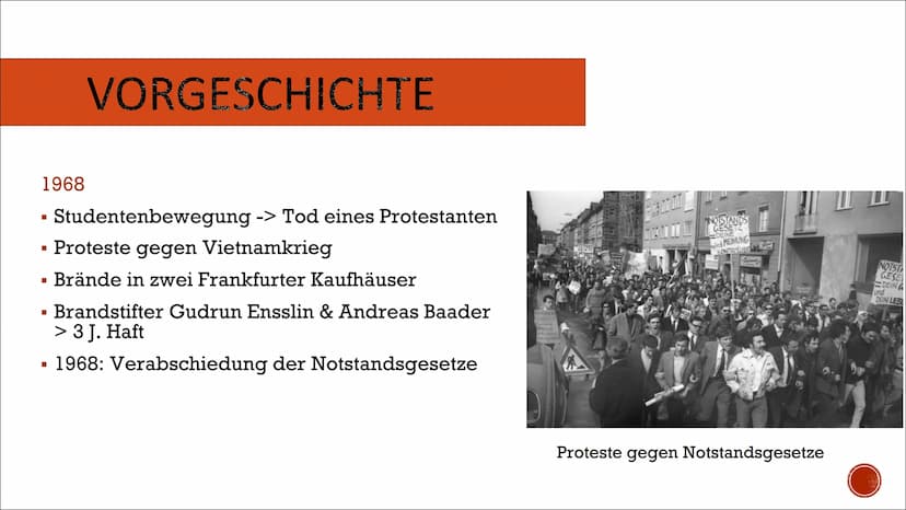 Von Jessy, Emely und Mayda
RAF
Rote Armee Fraktion INHALTSVERZEICHNIS
■
Allgemein
I
Entstehungsgeschichte
> Vorgeschichte
1. Generation
2. G