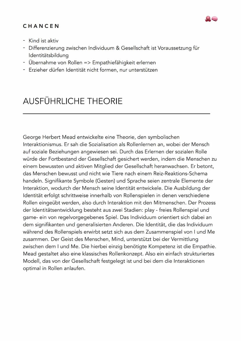 LERNZETTEL MEAD
MEAD ALLGEMEIN
BIOGRAFIE
1863 geboren
amerikanischer Soziologe und Philosoph
Professor der Universität Chicago
- gab der Soz