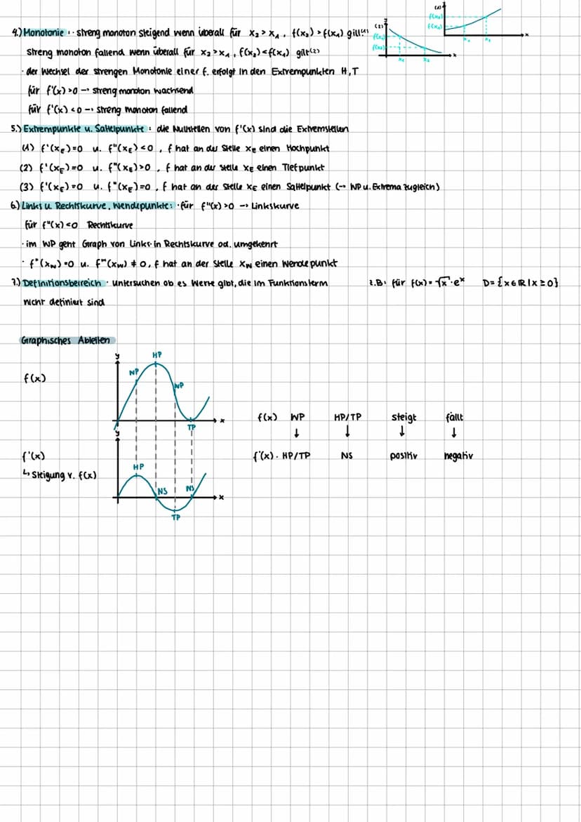 TEIL 1
LINEARE FUNKTIONEN
y=mx+n
y₂-y₁
Steigung m X₂-X₁ -Differentquarient
Steigungswinkel
m = tan x Bei Nebenwinkeln 180⁰- 1 x'l) Bsp: x= 3