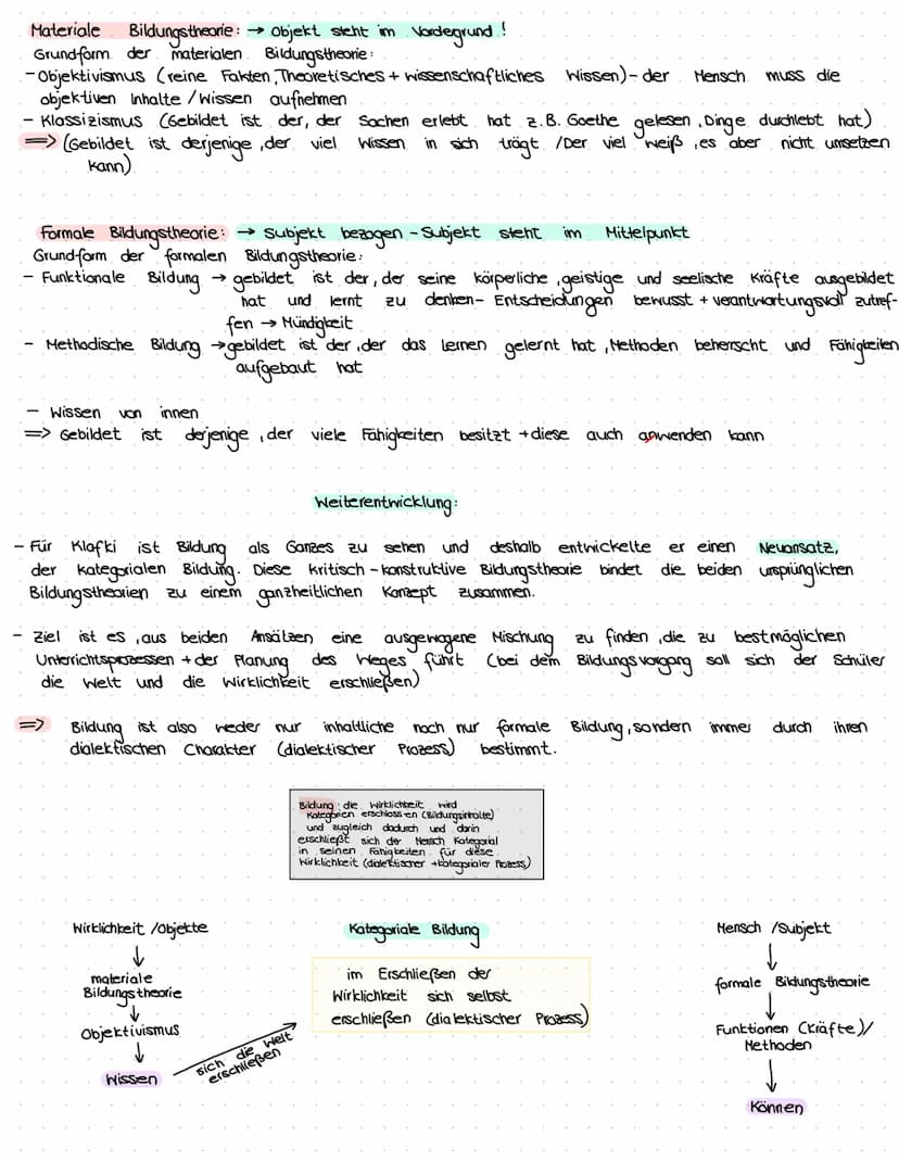 Jernzettel
beschäftigte sich Anfang des
19. Jahrhunderts
mit
den Begriffen Bildung"
+ " Allgemeinbildung
er stellte sich der Frage, mit welc
