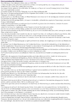 Know Theorievorstellung: Maria Montessori (ausformuliert) thumbnail