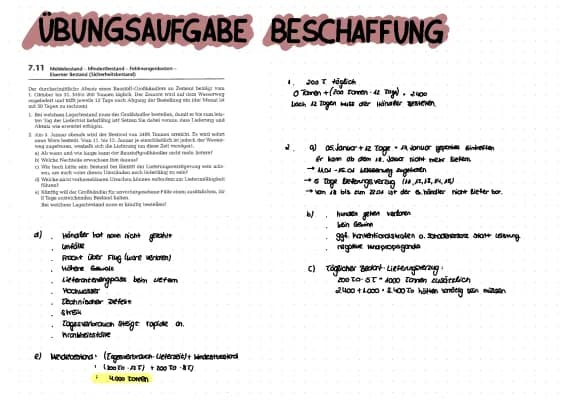 Know Übungsaufgaben beschaffung  thumbnail