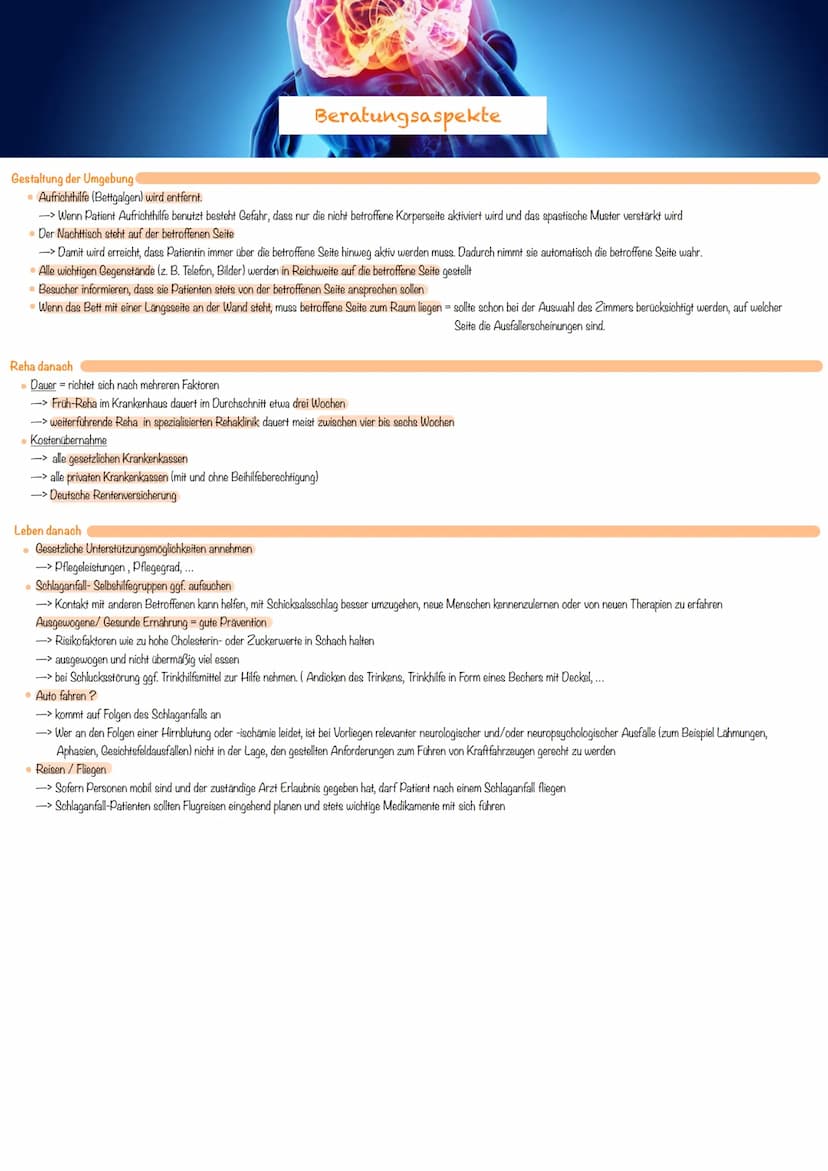 Apoplex (Schlaganfall)
Definition
= umgangssprachlich als Schlaganfall, Hirninfarkt oder Hirnschlag bezeichnet und beschreibt plötzliche (sc