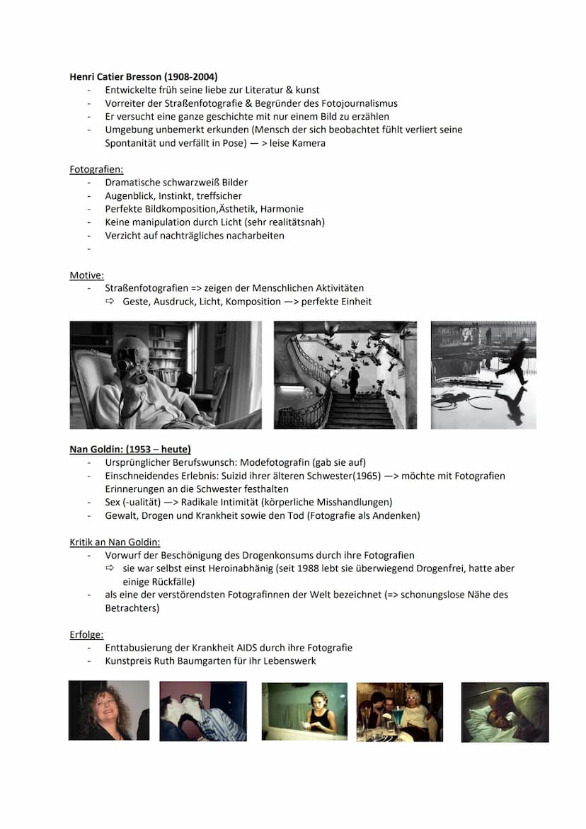 Dokumentarische Fotografie
Allgemein:
Momentaufnahme => unterstreicht Spontanität und Authenzität der Situation (beruht auf
subjektive Wahrn