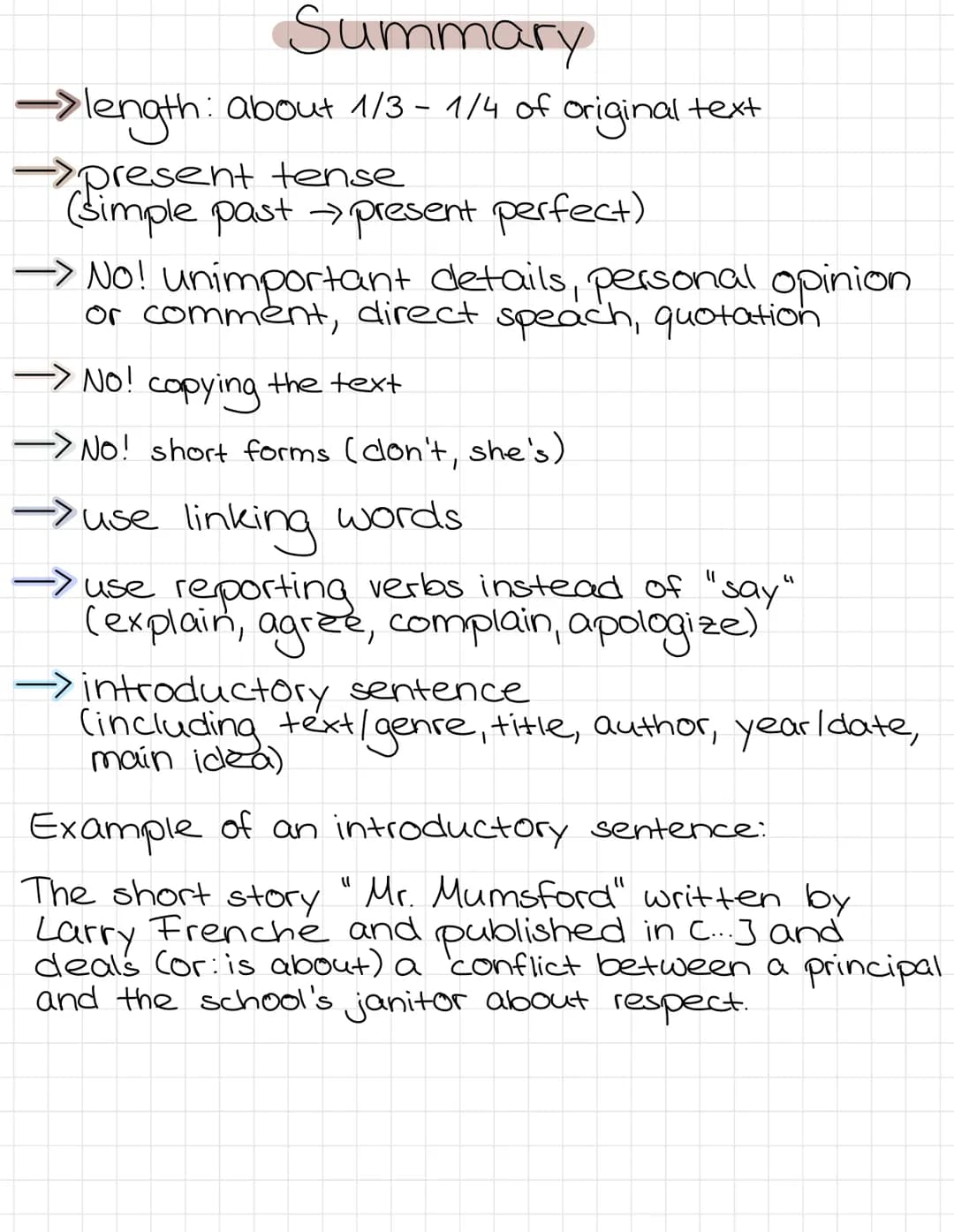 Linking words
when (als)
after (nachdem)
while (während)
because of /due to (wegen)
although (obwohl)
however (jedoch)
nevertheless (dennoch