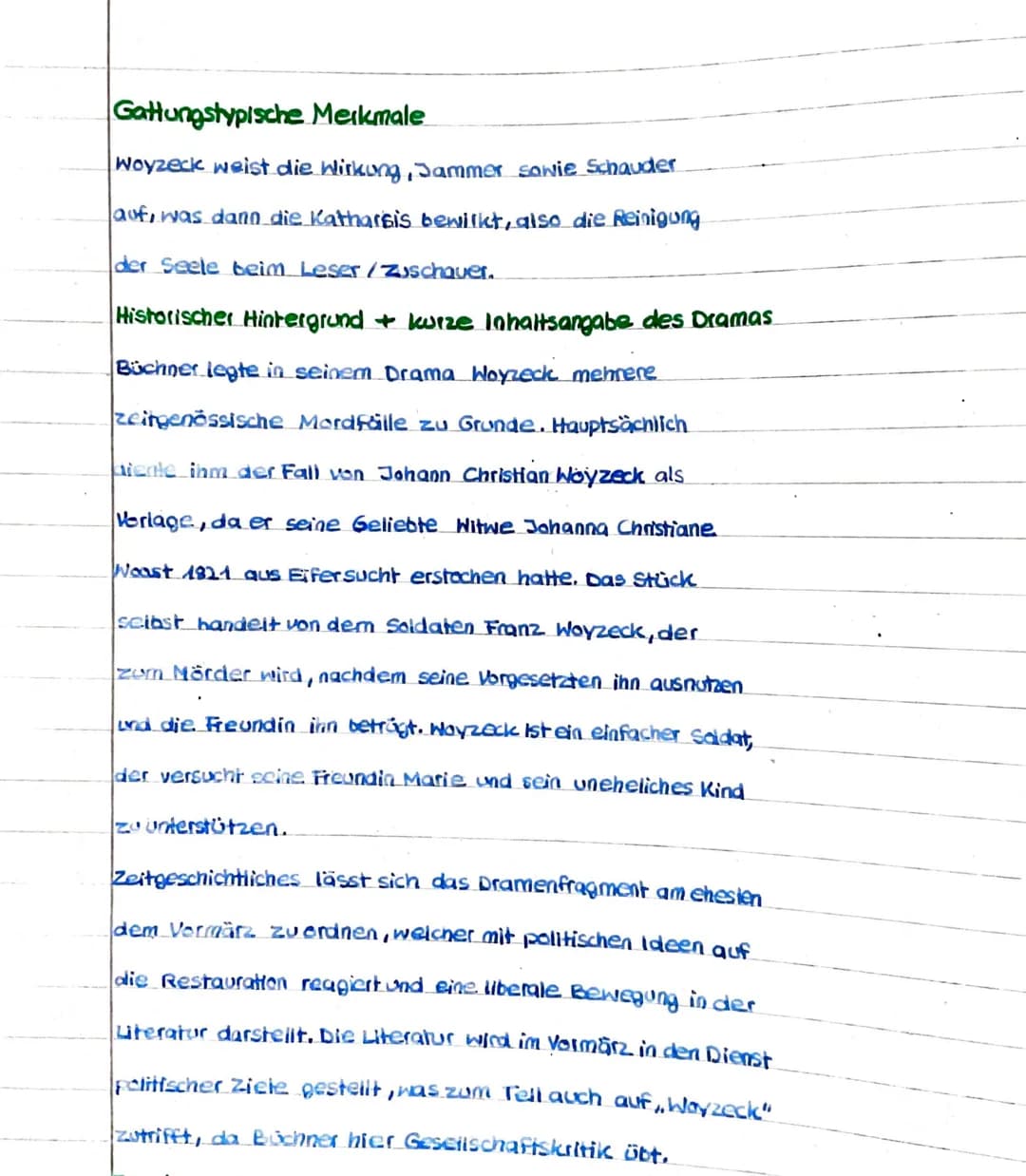 EINLEITUNG
Kompetenzcheck Dramenanalyse
Georg Büchners Dramenfragment,Woyzeck" ist eine I
Tragödie und ein offenes Drama, welches 1836 gesch