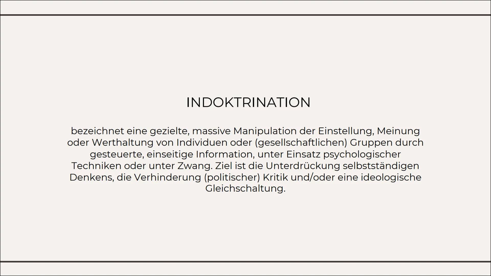 Erziehung im
Nationalsozialismus
Von Hatice und Sudem 01
HJ und BDM
Erklärung, Historie,
Aufbau
Zitat, Erklärung
Inhaltsverzeichnis
02
Indok